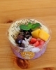旬のフルーツたっぷりヘルシーアサイーボウル「ひんやり、さっぱり。暑い日に食べたいアサイーボウル🍓🌿」