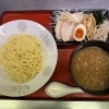 暑い日におすすめ！冷たい麺と熱々魚介豚骨スープのつけ麺