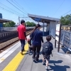 電車に乗っておでかけ体験をしました