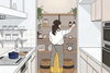 充実のパントリーとキッチン空間「家族が自然に片付けられる家とは？散らからない収納動線のつくり方②」