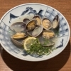 本日のおすすめ！北海道産 大あさり酒蒸しで日本酒一杯♪