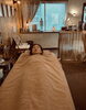 p-up®︎リカバリーブランケット「最近、施術中にぐっすり眠ってしまう方が続出中です😌💤」