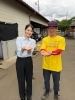 日本テレビアナウンサー、渡邉結衣さんと記念撮影📸「☆カラフル野菜の小山農園、『ZIP!』無事にオンエア📺☆」