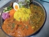 ２種盛りカレードリンクセット「期間限定スパイスカレー【千葉駅徒歩３分　ハーブティーと楽しむお得なランチセット】」