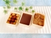「水羊羹にわらび餅、冷たいみたらし白玉。暑い季節にぴったりな、冷たい涼菓をご用意しております。」