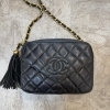 【非売品】CHANEL シャネル ブラックレザー ショルダーバッグ シャネル チェーンショルダーバッグをお買取しました｜ブランドバッグ