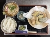 天ぷら盛り合わせ、ひやむぎ「本日の日替わり」