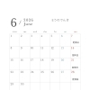 6月のカレンダーです🌲【越前市にある電気屋さん💛Ｅうのでんき】