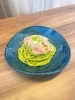 常連様方にも人気です♪「初夏のジェノベーゼパスタとハンバーガーで、お昼のカフェご飯を」