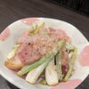 島らっきょうとスーチカ炒め