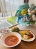 ミネストローネ「出会えたらラッキー！むらさんズの人気ランチ」
