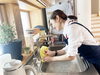 心地よい水回りを徹底的にお掃除「忙しい毎日にゆとりを。暮らしのパートナーとして、ライトハンズの家事代行サービスをご利用ください♪」