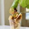 スプーンが忙しい8層の幸せ　欲張りバナナショコラキャラメルパフェ