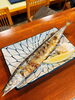 秋刀魚の塩焼き「この時期にはめずらしい、さんまの塩焼きが焼き上がりました」