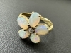 「【八幡東区でK18オパールリングを買取】花モチーフのジュエリーも高価査定いたします💍✨」
