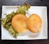 ポテトチーズもち　2こ440円（税込）　　　　　　　　　　　　揚げたて熱々！ おつまみに最適！「ポテトチーズもち／ホクホクもっちりとろ〜り／お好み焼き・鉄板焼きしぐれ／磯子区岡村」