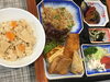 「本日のAランチは　幕の内弁当風　炊き込みご飯」