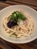 なすと豚肉のおうどん、ほっとする一杯「豚しゃぶナスうどんでほっと一息つきませんか」