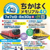 【7/7～8/30】地下鉄博物館40周年イベント「ちかはく・メモリアル40」