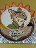 「当日でもOK！手描きキャラクターのホールケーキ」