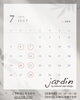 jardin 7月のカレンダー「2026年7月の営業日とウルトラファインバブルSALOMBのご案内」