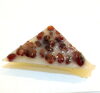 白いういろうの上に小豆が乗った三角形の不思議な和菓子”水無月”「【中央区の茶道教室】【銀座の茶道教室】六月のお稽古和菓子「水無月」のご紹介❣」