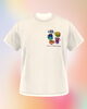 「マグカップ柄のオリジナルアートTシャツ」