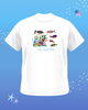 「海のいきものたちが泳ぐオリジナルアートTシャツ」