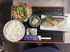 鯖の塩焼き、揚げびたしうどん「本日の日替わり」