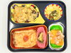 今治の高齢者向け宅配弁当。夕食はチキンステーキ(トマトソース)。「6/18(木)の夕食は「チキンステーキ(トマトソース)」」