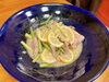 レモンの酸味が爽やかな鶏肉「今日のおばんざい3品のご紹介（せせりとアスパラのレモン炒め・茄子ポン酢オイル・ブロッコリーベーコン塩ダレ）」