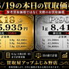 6/19（金）本日のK18・Pt900お買取価格