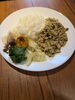 「本日の大葉キーマカレーと副菜ラインナップのお知らせ」