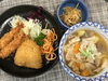 「本日のAランチは　とん汁ランチ　海鮮フライセット」
