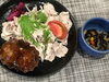 「本日のAランチは　冷しゃぶ&肉団子」