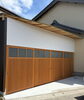 「車庫入口に4枚立て板戸を製作しました」