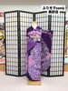 「ふりそでsanQ高砂店👘紫好き必見💜推しの色が紫🪻個性派お振袖コーディネート✨6月限定！振袖レンタルご契約の方、浴衣プレゼント❣️【東京都葛飾区限定！成人式の豪華振袖フルセットレンタル)」