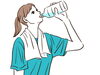 水分補給、忘れずに！「湿度が高い日は、いつも以上に水分補給を大切に🌿💧」
