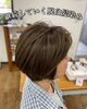 「継続していく脱白髪染め◎少しずつ明るくしていくボブスタイル」