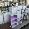 松山で中古扇風機・棚・冷蔵庫をおトクに！家電へGO！入口前のおすすめ商品✨