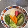 旬野菜を自家製ぬか床で漬けた、蕎麦カフェたなみのぬか漬け