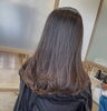 深みのあるグレージュカラーで大人雰囲気に「毛先バレイヤージュ×レイヤーカットで、柔らかグラデーションヘア」