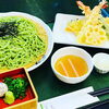 宇治茶香る天ざる茶そばで夏の王道ランチを🎐