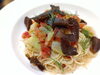 鹿生ハムとフレッシュトマトの冷製パスタ「今年も、鹿の冷製パスタはじめました。  夏季限定 ｢鹿生ハムとフレッシュトマトの冷製パスタ｣  長期熟成の鹿生ハムの深い味わいと、さっぱりとしたフレッシュトマトが爽やかな冷製パスタ、今年もはじめました。」