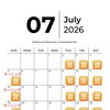 7月営業日⭐︎