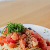 トマトとツナの冷製パスタ