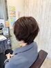 艶やかな大人のショートボブ「癖毛活かしパーマ×オレンジブラウン🧡」