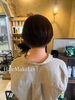 首元が長くみえて綺麗。「大人ショート。刈り上げボブ。」