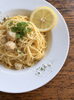 サッパリとまろやかさのコラボレーション「帆立とレモン🍋のクリームパスタ」