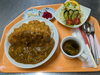 「レストラン亜留芽利亜のおすすめのカツカレーです！トンカツが大きくて食べ応えがあります！カレーの味も自慢です(^^)/」